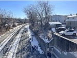 This view is looking east from Kingsland Station-taken from the pedestrian bridge along the former Lackawanna RR Station building. 